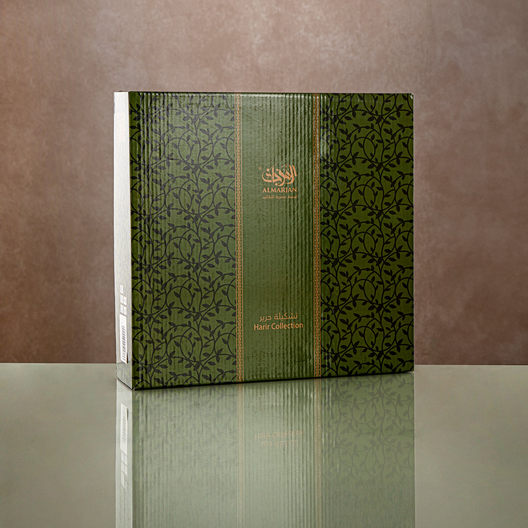 طقم شاي وقهوة المرجان 18 قطعة، زجاج، نقش شفاف وذهبي (طقم 18 قطعة-ZQDL) - تجمعات عائلية