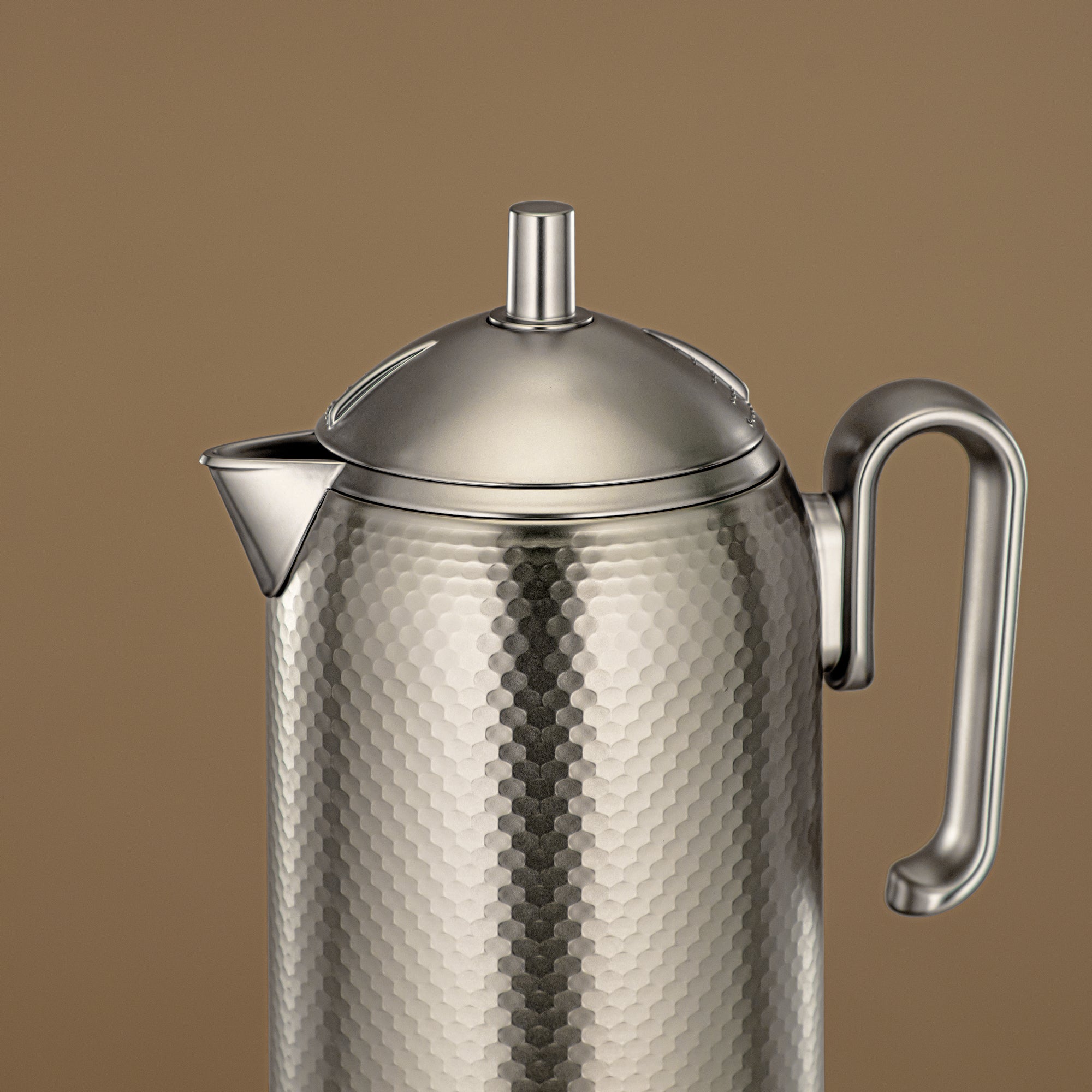 Almarjan Vacuum Flask 1L Matt Nickel