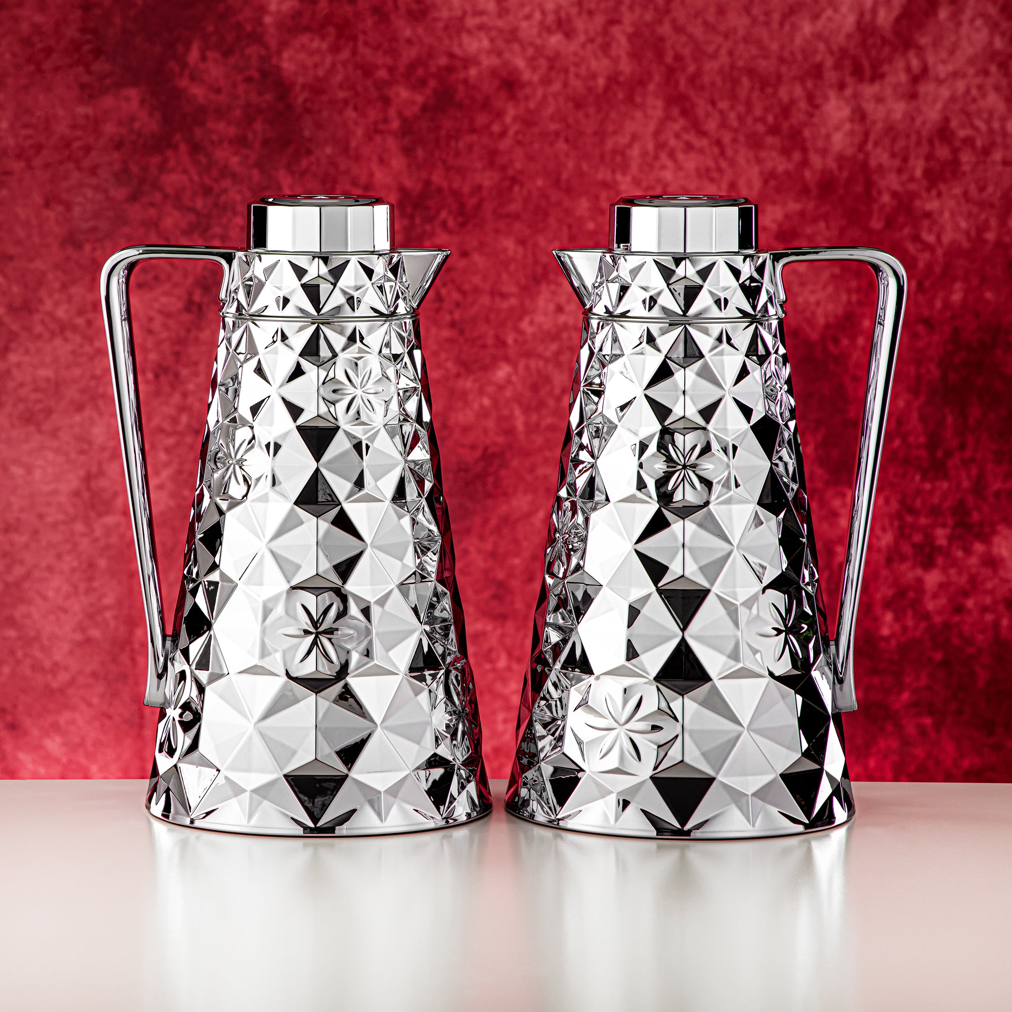 Almarjan 2 Pieces Vacuum Flask Set Silver - FG204AB-100 ALLC