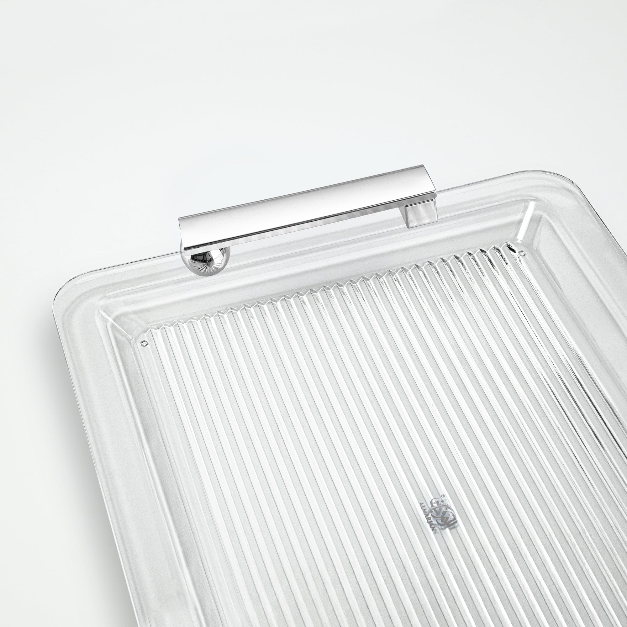 صينية تقديم المرجان 50 سم فضية