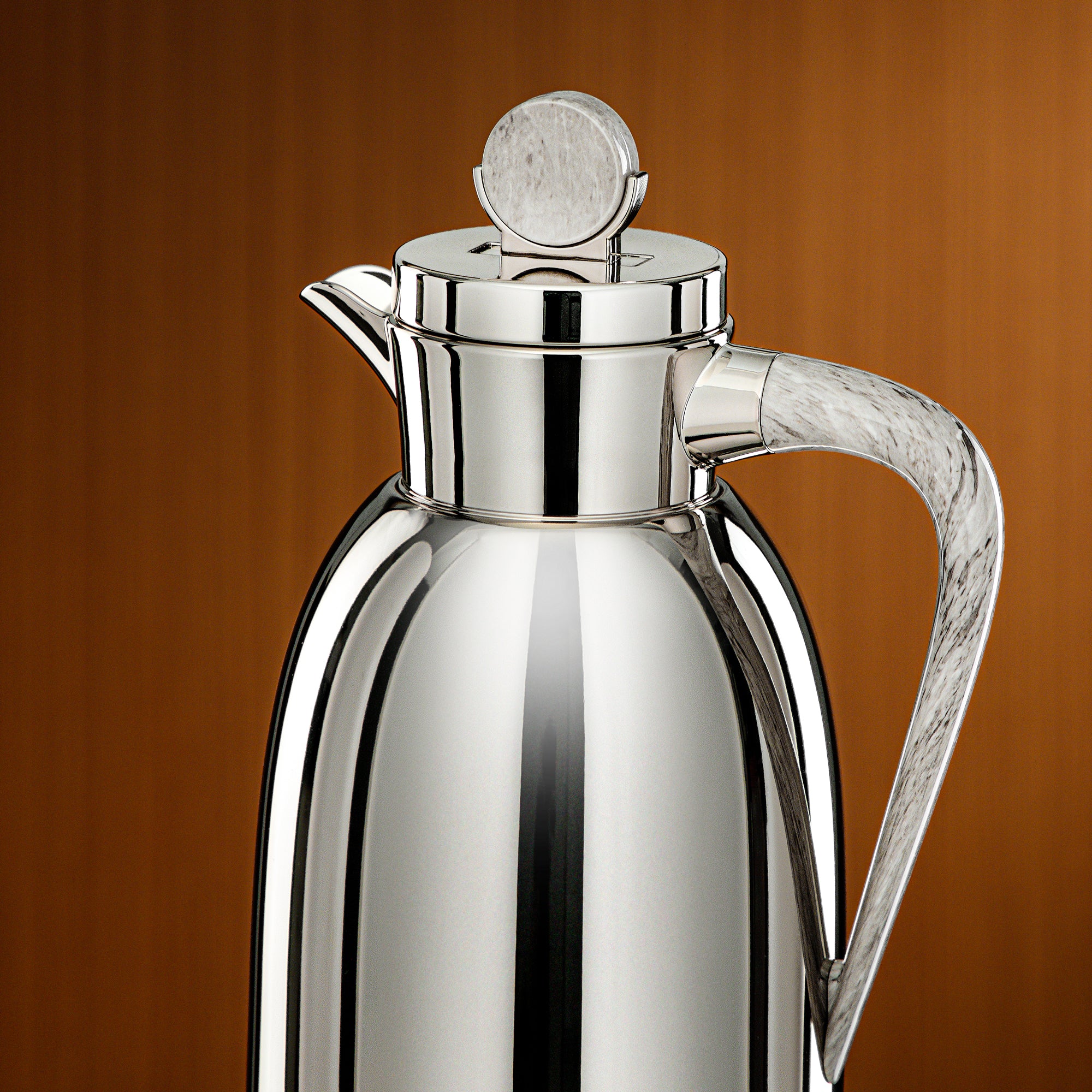 ترمس المرجان 1 لتر نيكل ورخام