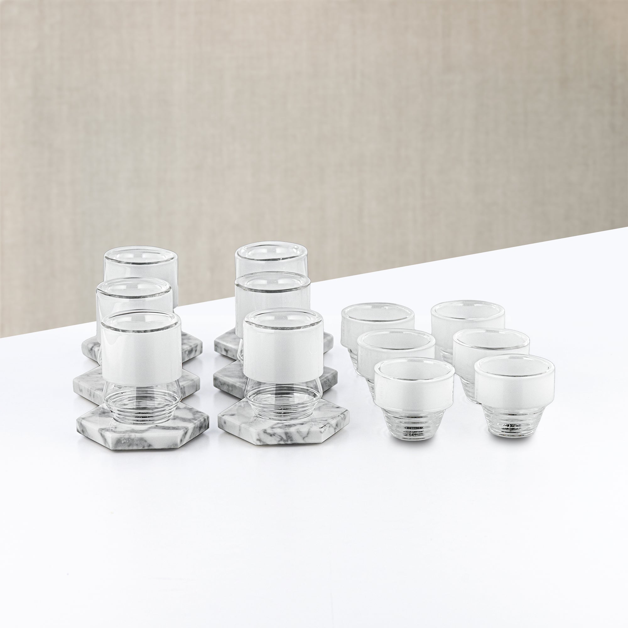 طقم تيرموس المرجان للشاي مع إبريقين سعة 0.7 لتر و1 لتر – فضي