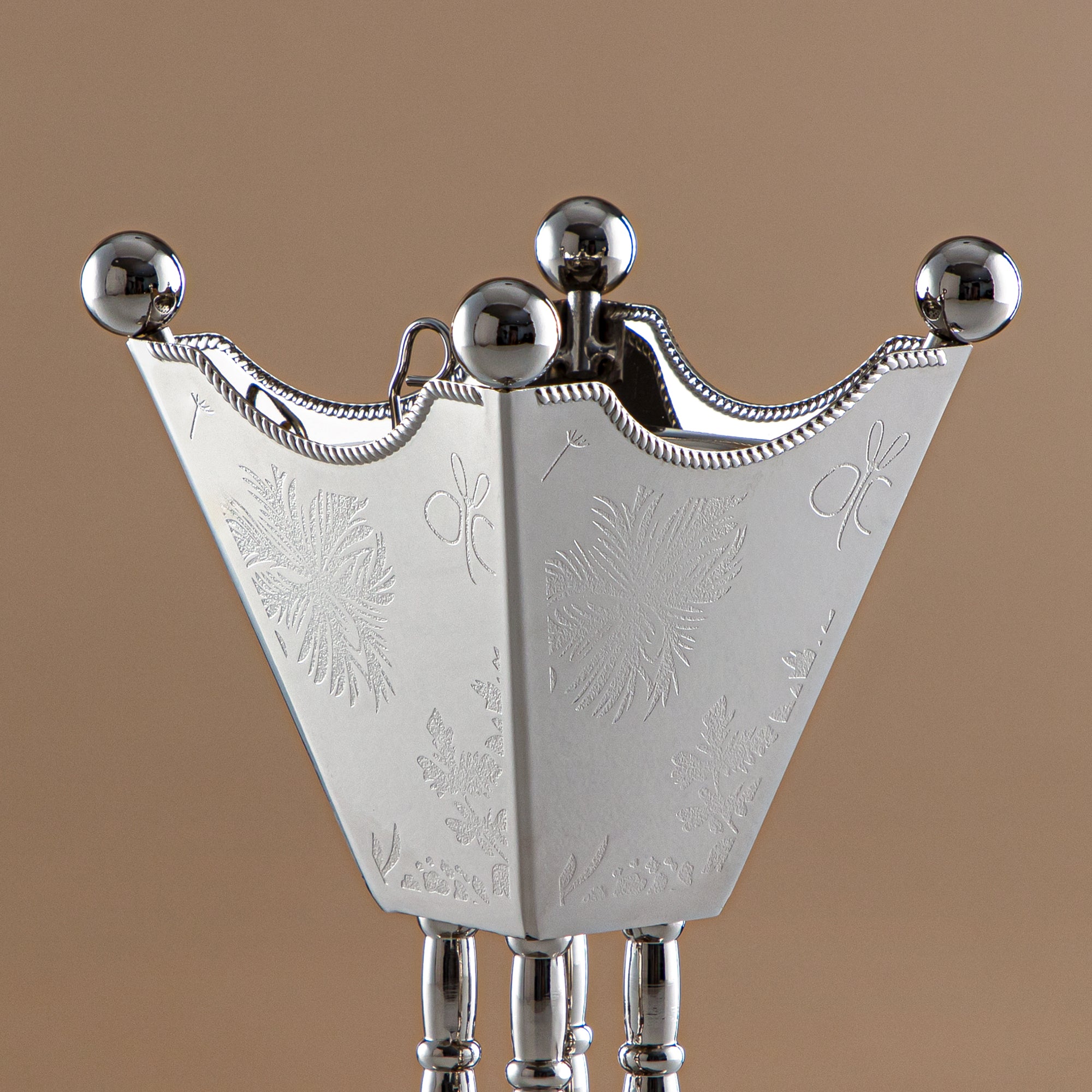 مبخرة المرجان فضي، متوسط (HT2408006) مبخرة عود