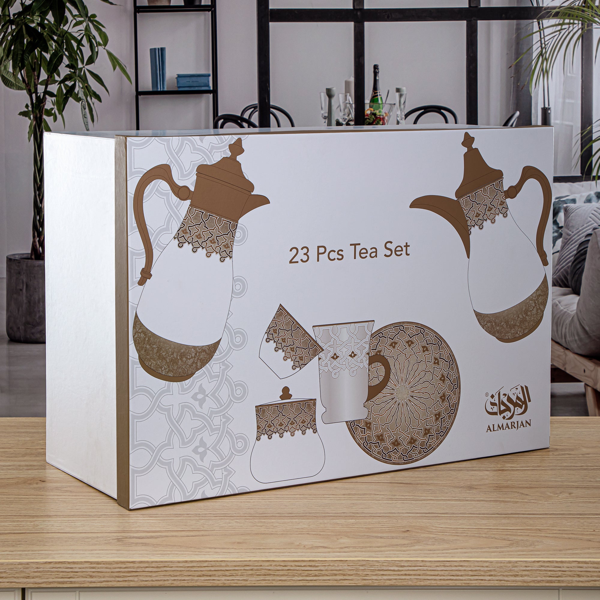 Almarjan 23 Pieces Fonon Collection Tea & Coffee Set - 2494