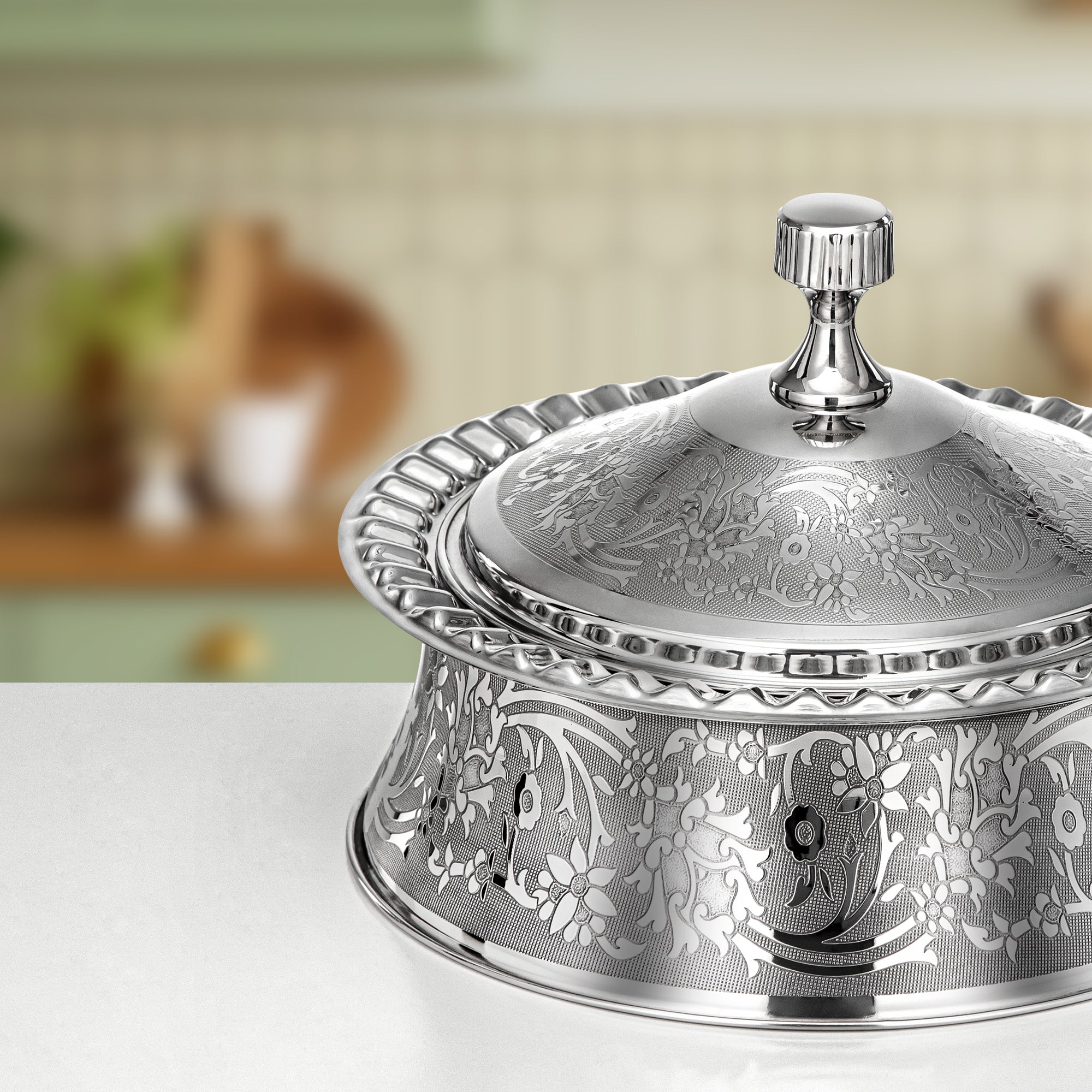 Almarjan Hot Pot Stainless Steel 20 cm – Afrah Collection