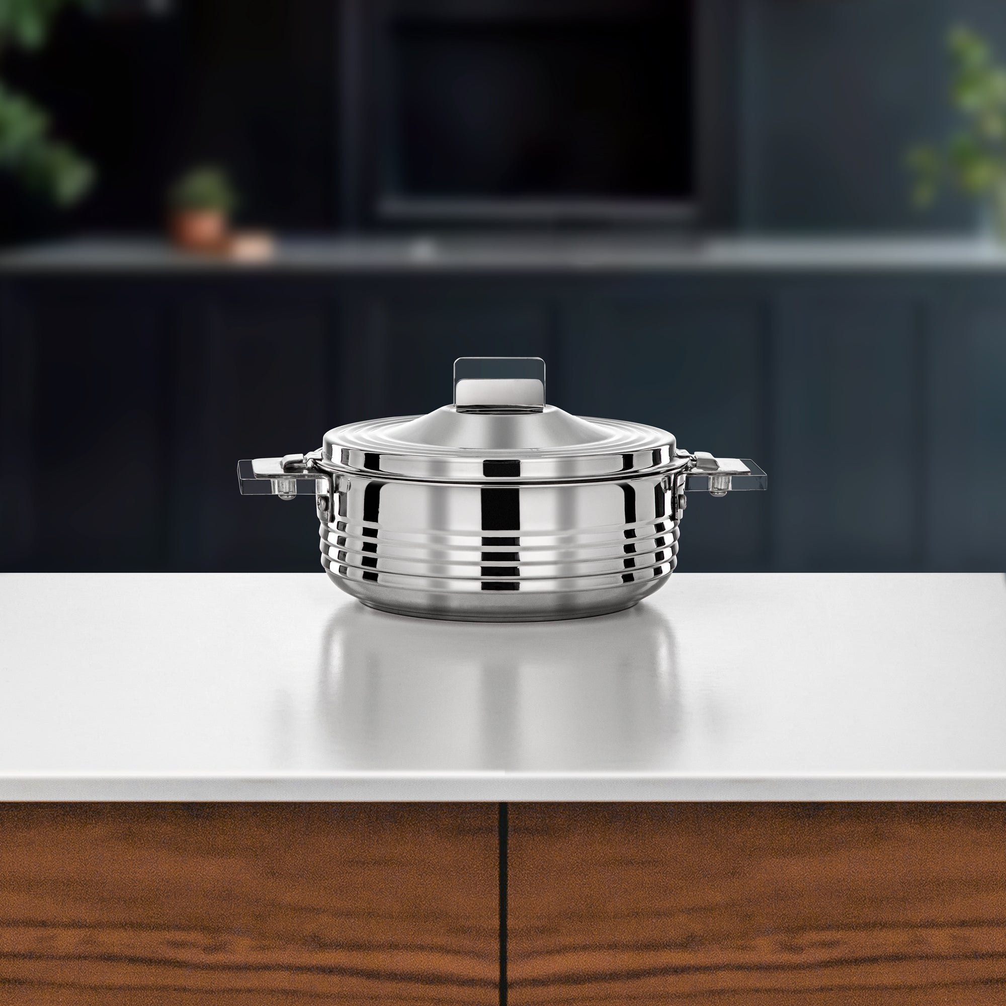 Almarjan Mahra Hot Pot 1.8 L Silver (H25P3)