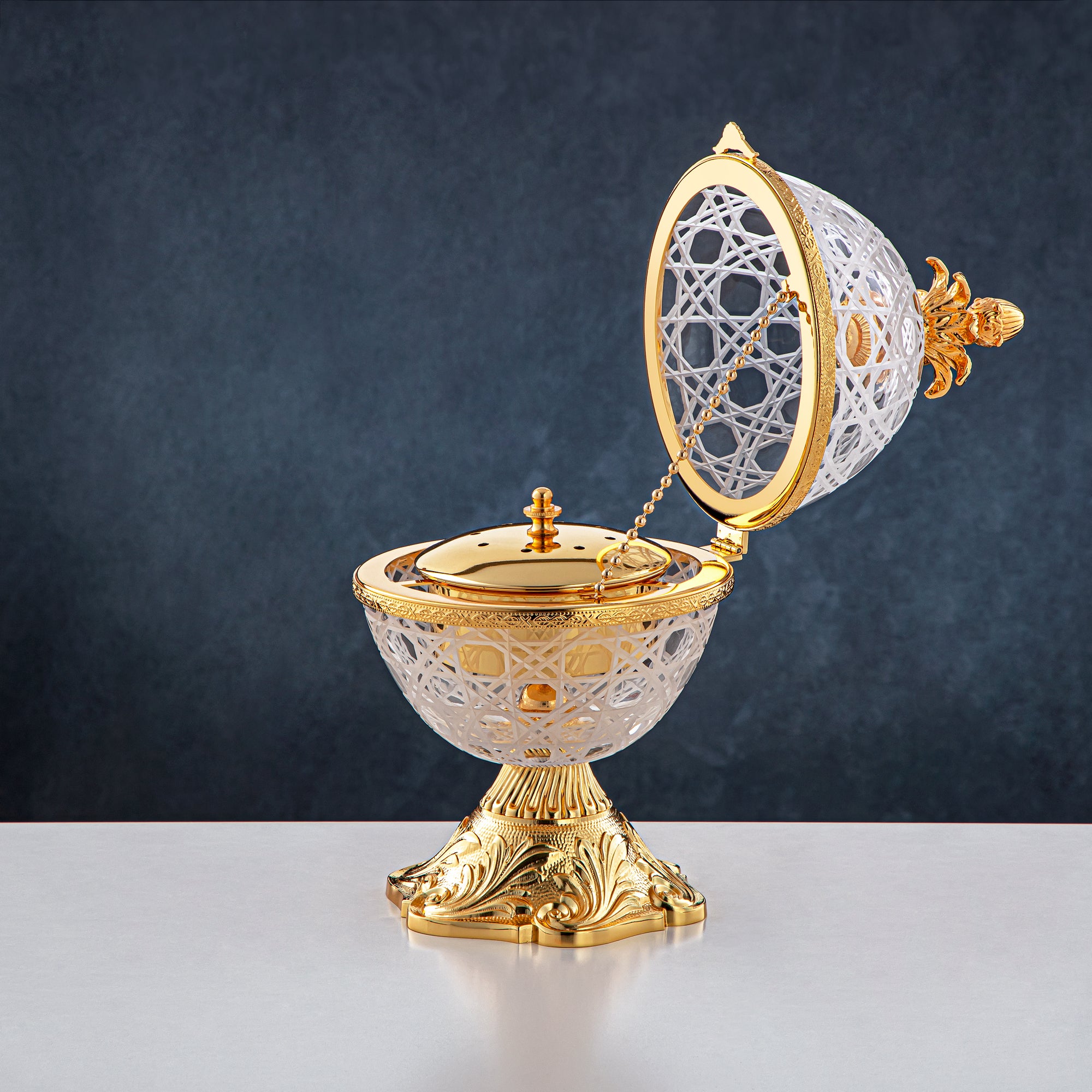 Almarjan Glass Incense Burner CC20230816