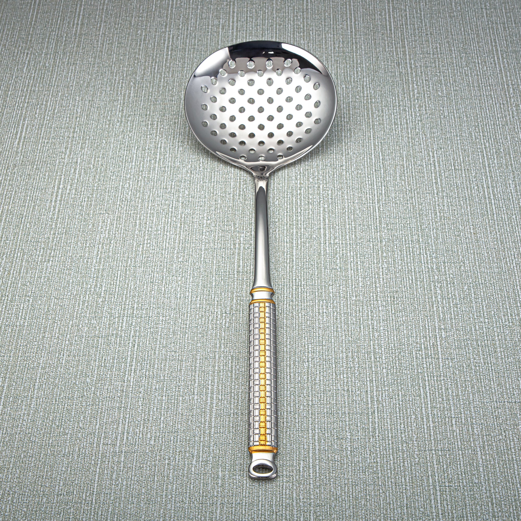 Almarjan Stainless Steel Skimmer Silver & Gold - CUT0010326