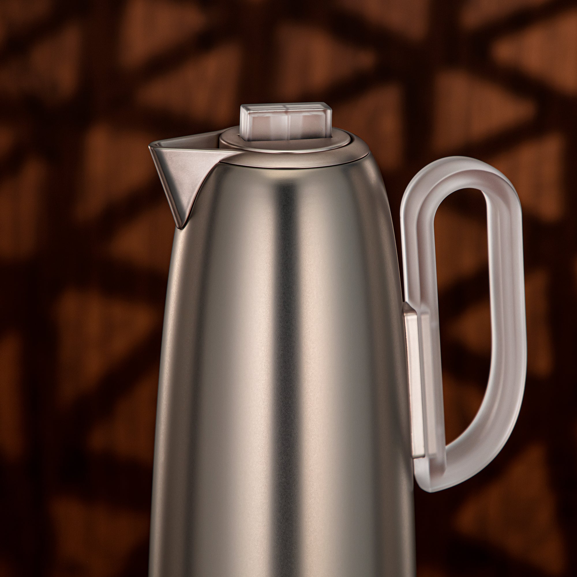 طقم ترامس المرجان 0.7 لتر و1 لتر مطفي نيكل وفروست