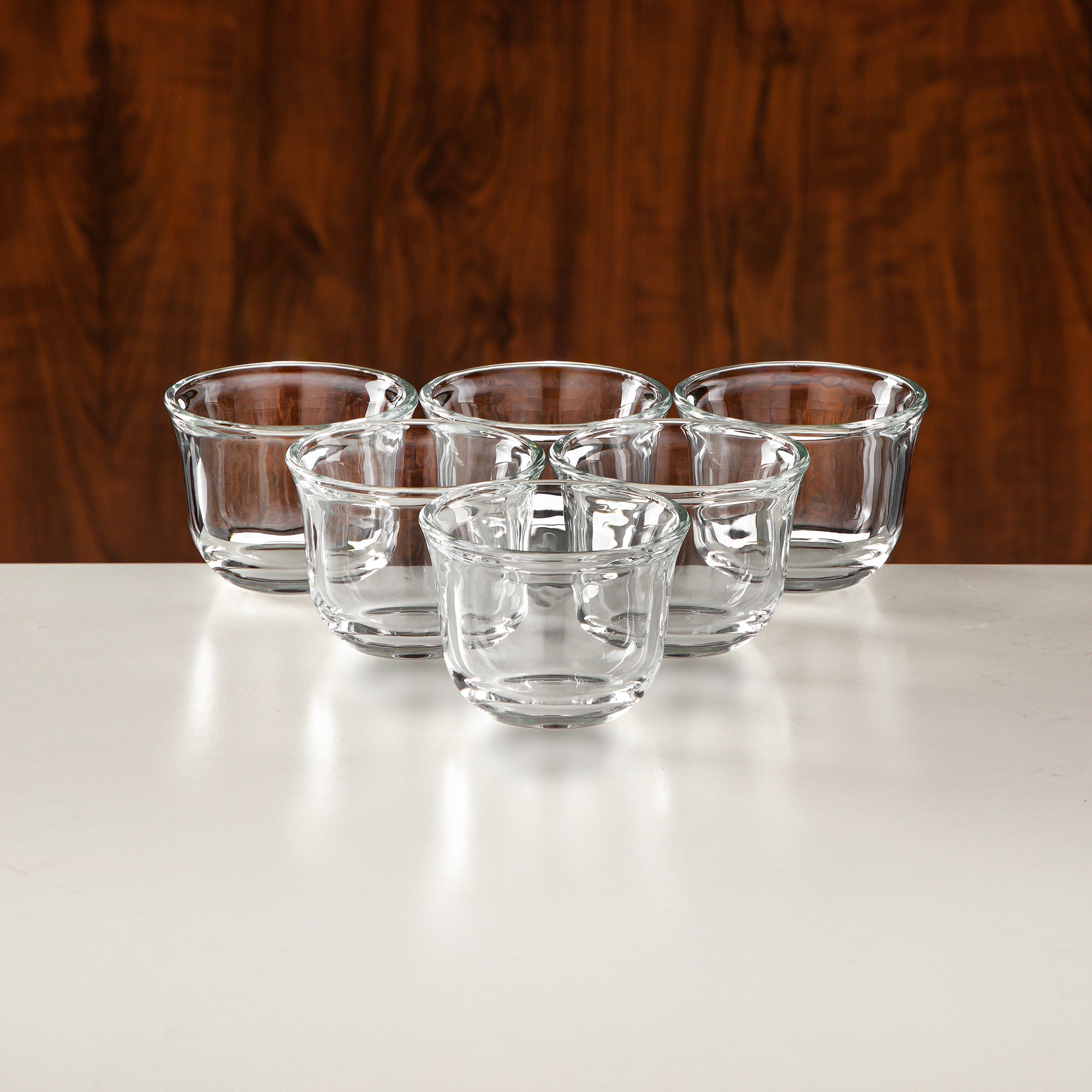 طقم شاي المرجان ١٨ قطعة مطفي النيكل