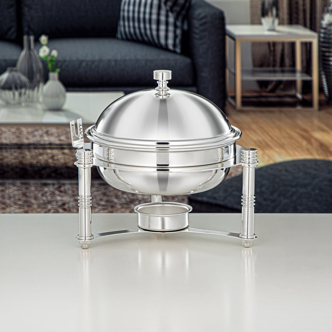 Almarjan 21 CM Mini Chafing Dish Silver - HT2308016