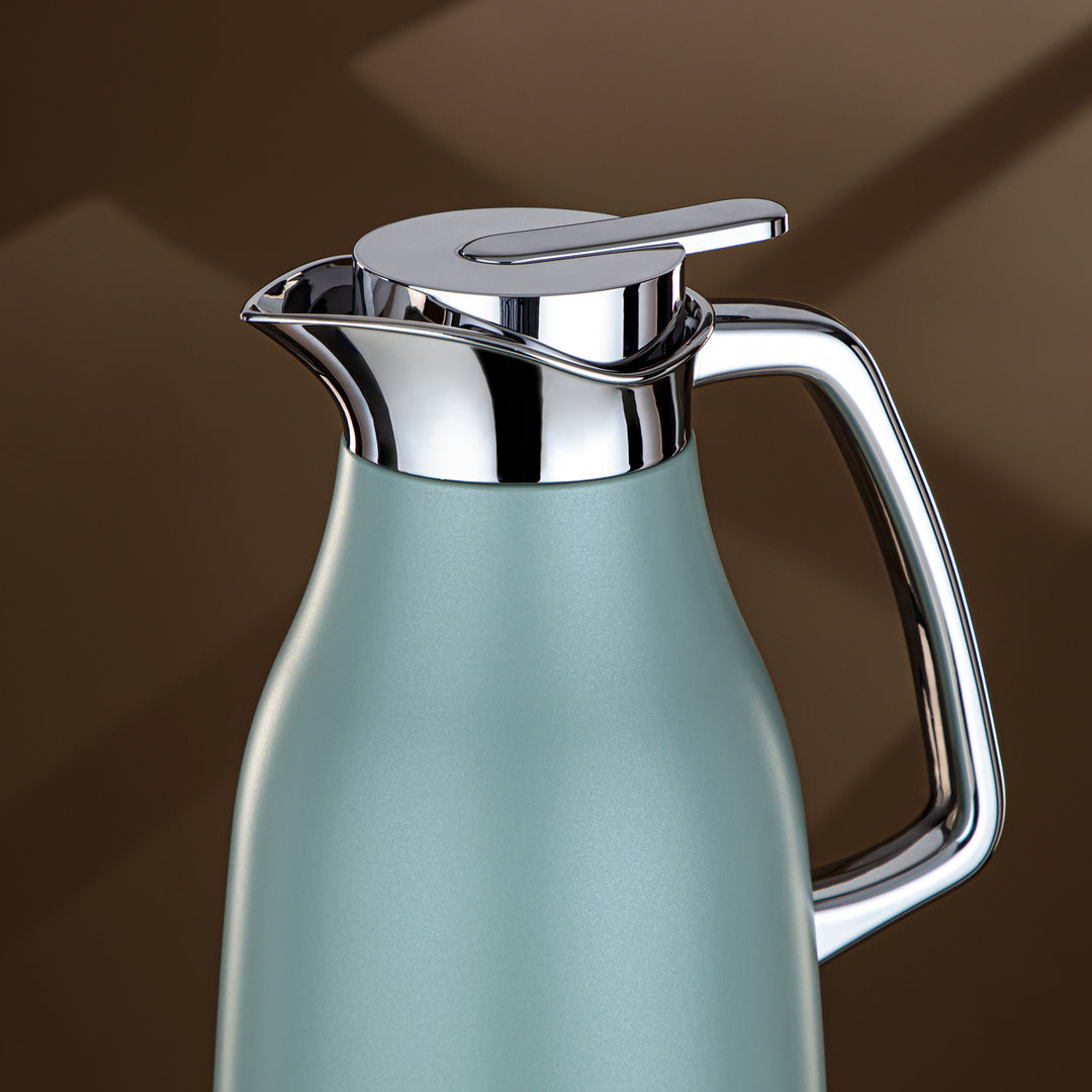 Almarjan 0.7 Liter Vacuum Flask Matt Green & Silver - RGC-0700Q405YZC