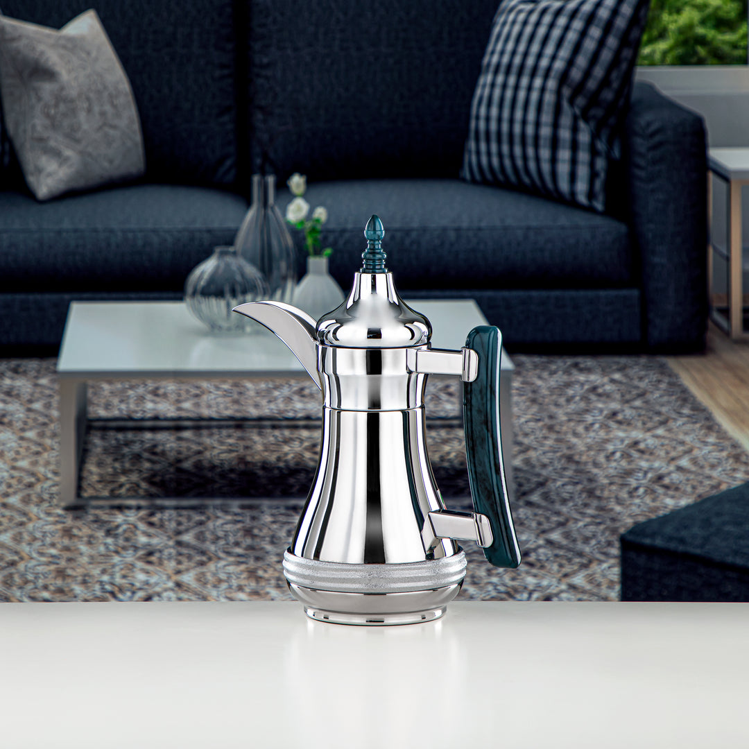 Almarjan 0.35 Liter Stainless Steel Vacuum Dallah Silver - SND-035CR-GBLM