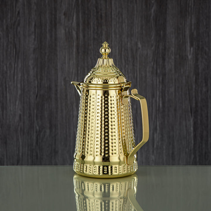 Almarjan 1.5 Liter Barari Collection Stainless Steel Milk Jug Gold - STS0013072