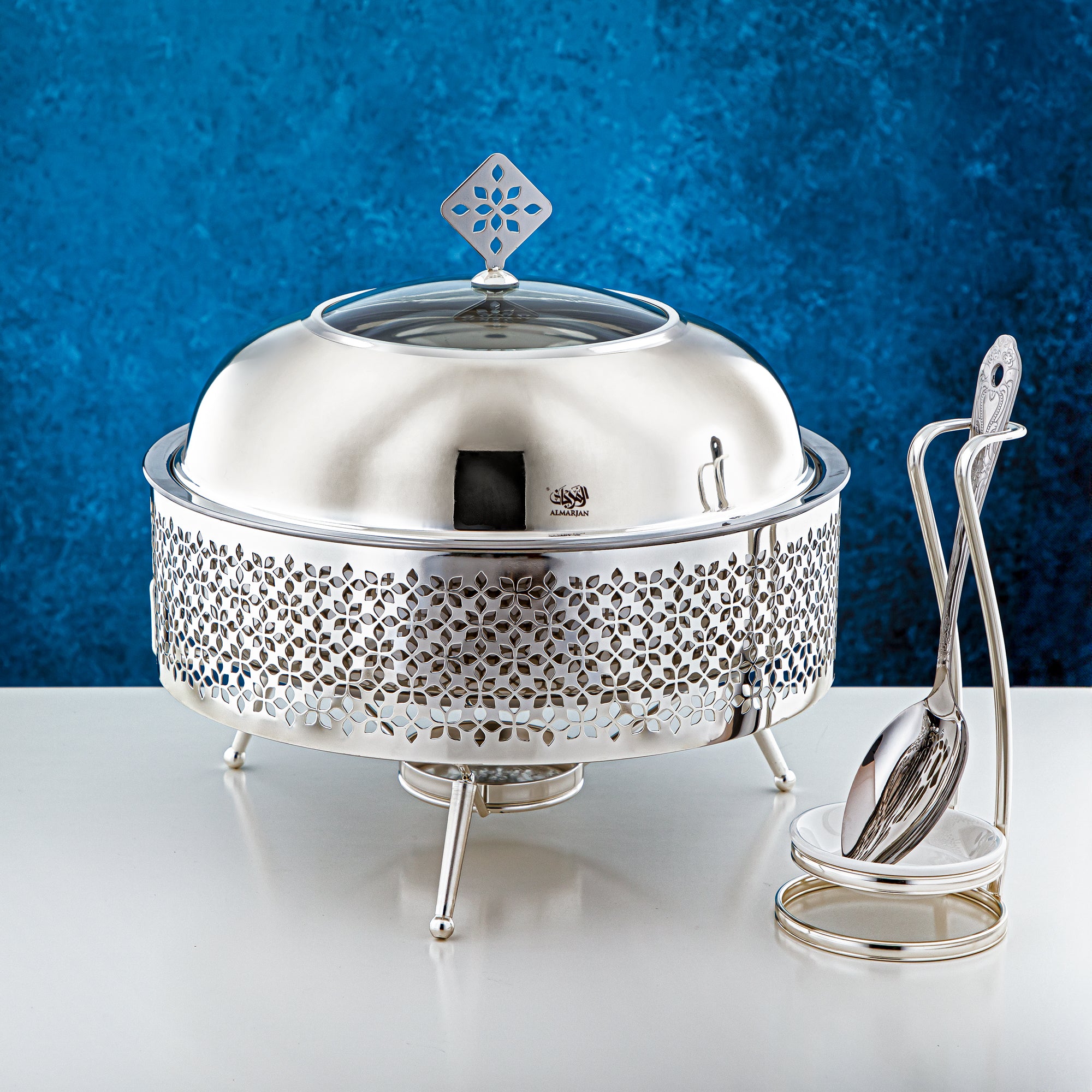 Almarjan 4000 ML Chafing Dish Silver - STS0013196