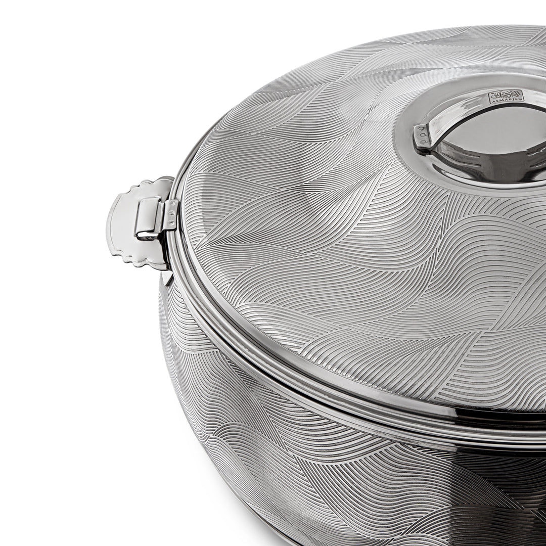 Almarjan 40 CM Noor Collection Stainless Steel Hot Pot - H23E5