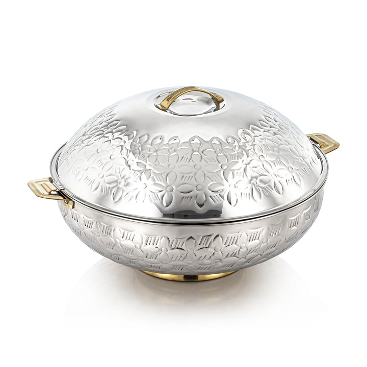 Almarjan 21000 ML Kanz Collection Stainless Steel Hot Pot Silver & Gold - H23M6HG