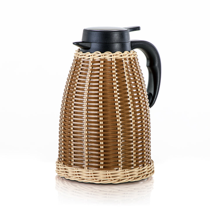 Almarjan 1.5 Liter Rattan Collection Vacuum Flask - VAF0010324