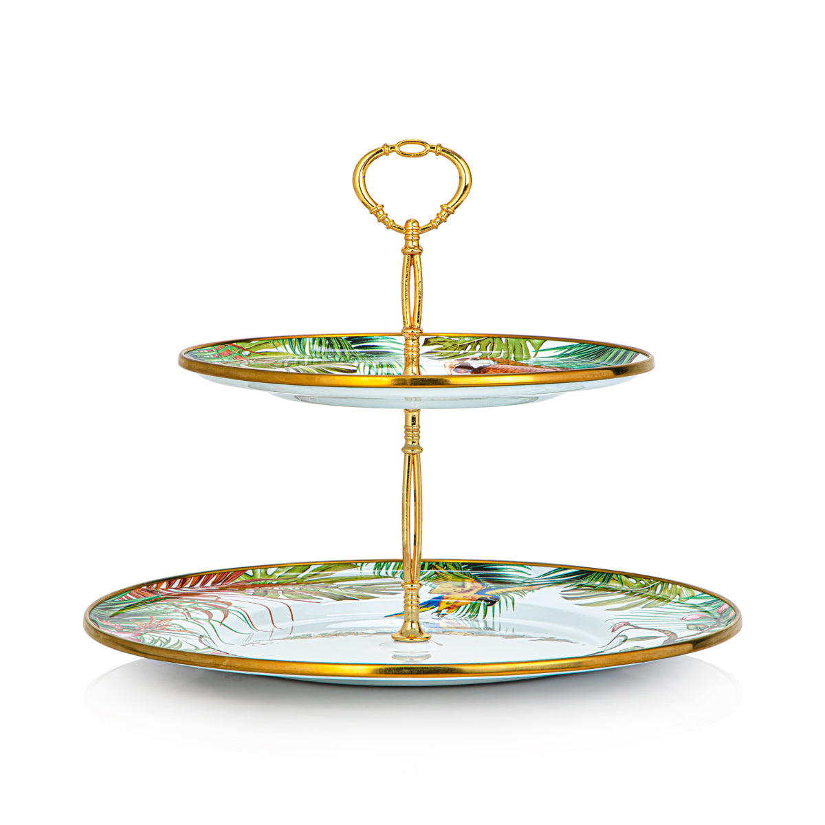 Almarjan 2 Tier Tohfa Collection Enamel Sweet Stand - 287421070