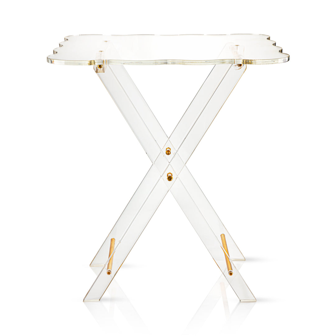 Almarjan 4 Pieces Square Acrylic Coffee Table - ACR1920106