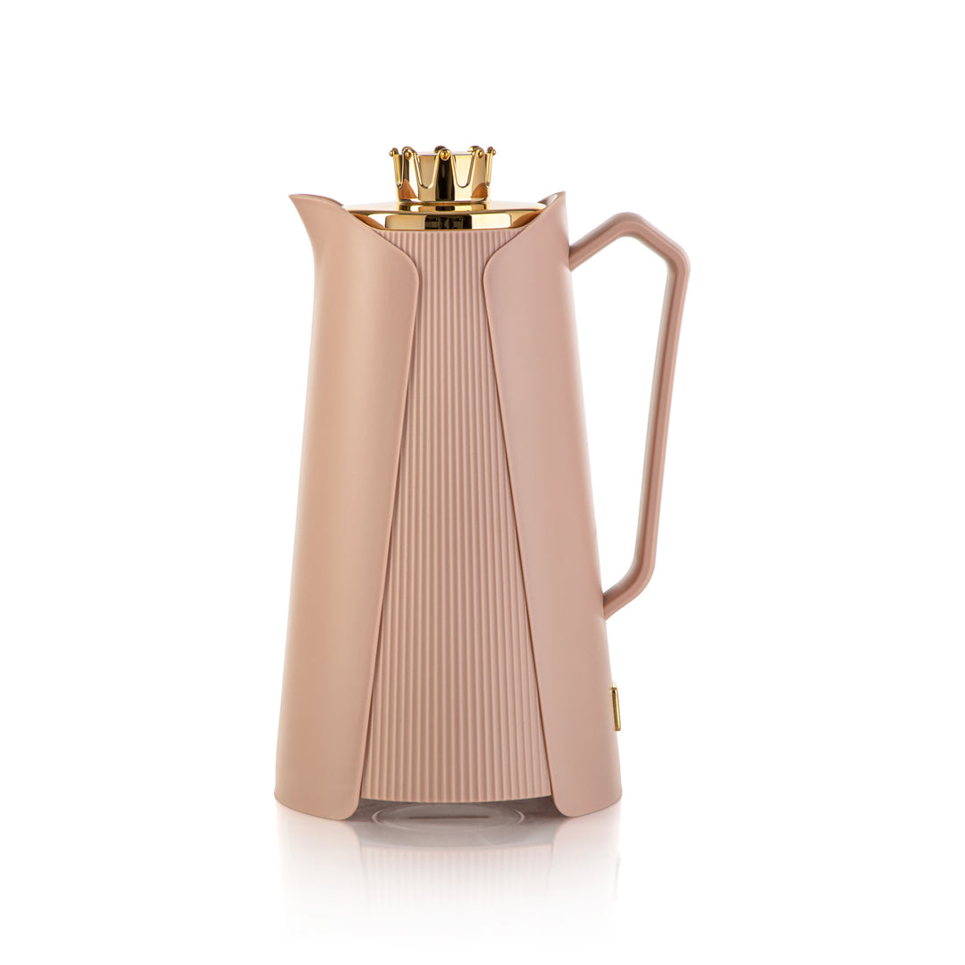 Almarjan 2 Pieces Vacuum Flask Set Light Pink & Gold - JT21AB-100 GP/G