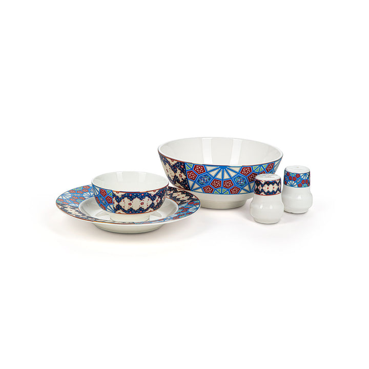 Almarjan 46 Pieces Fonon Collection Dinner Set - 1210