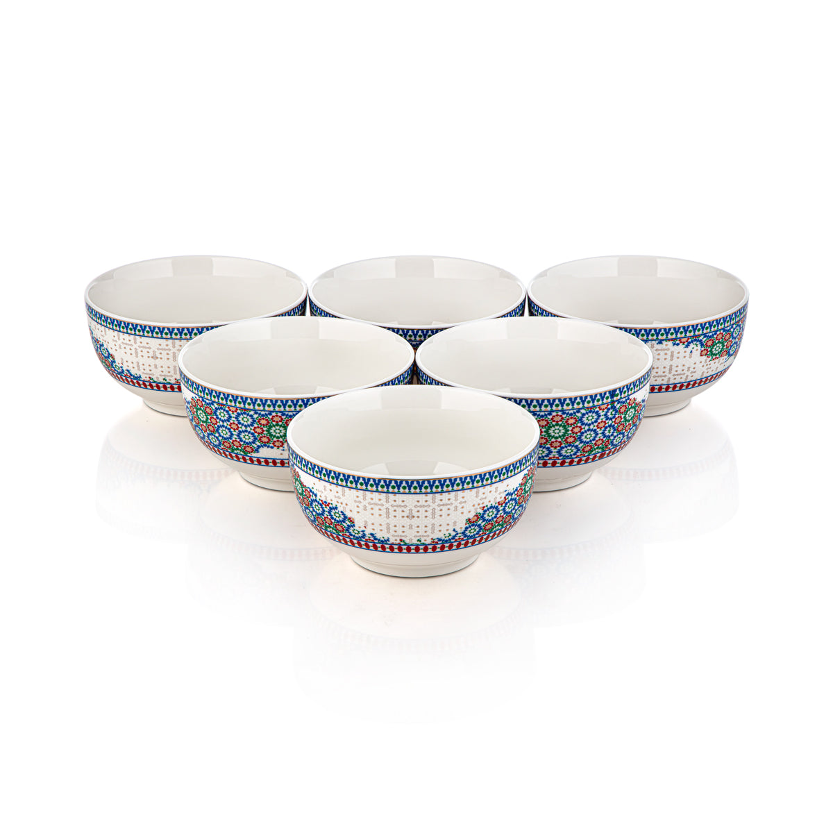 Almarjan 6 Pieces Fonon Collection Bowl Set - 4955