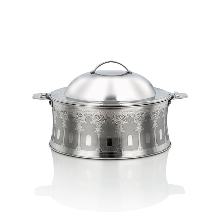 Almarjan 30 CM Reem Collection Stainless Steel Hot Pot Silver - H22E3