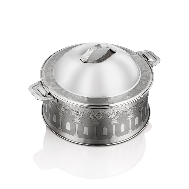 Almarjan 30 CM Reem Collection Stainless Steel Hot Pot Silver - H22E3