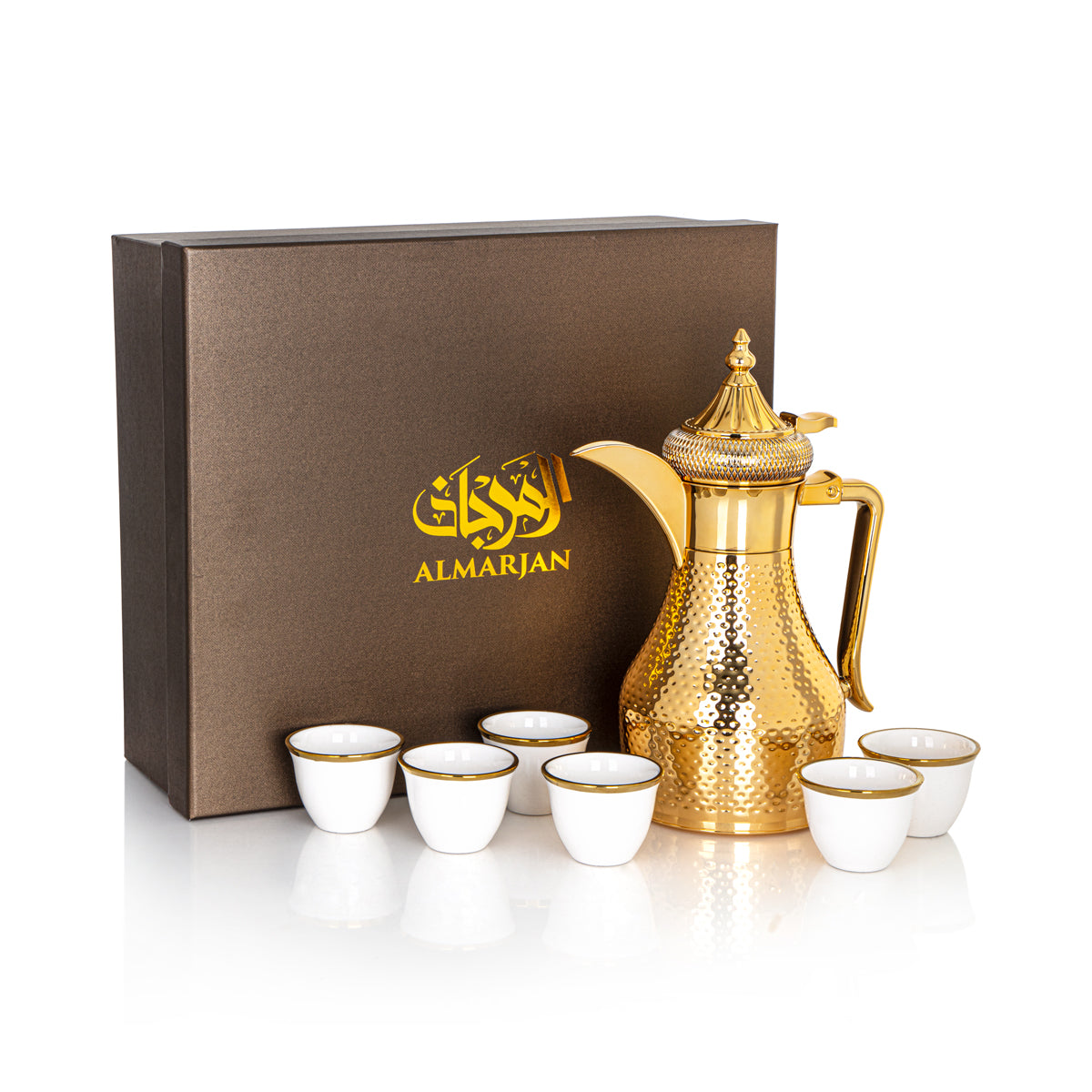 Almarjan 7 Pieces Coffee Set - SUD/H-100-G7