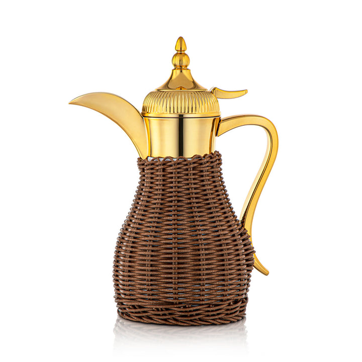 Almarjan 1 Liter Rattan Collection Vacuum Flask - VAF0010301