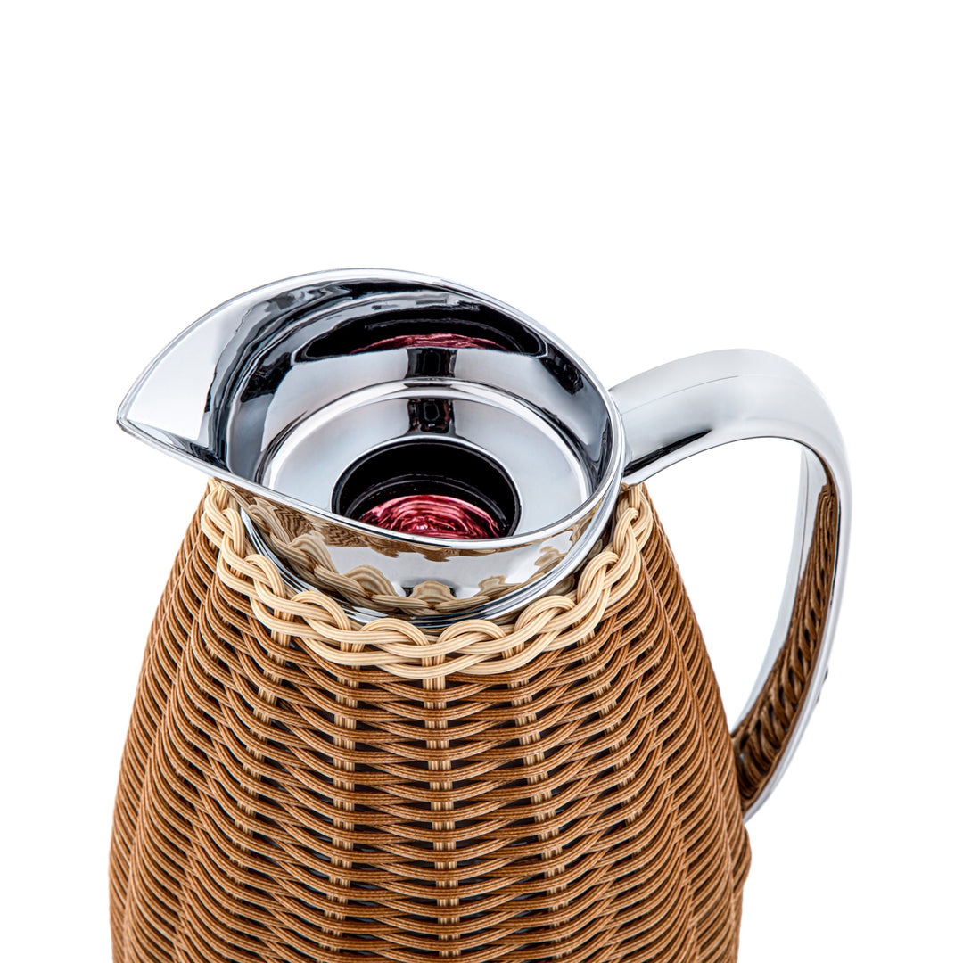 Almarjan 1 Liter Rattan Collection Vacuum Flask - VAF0010312