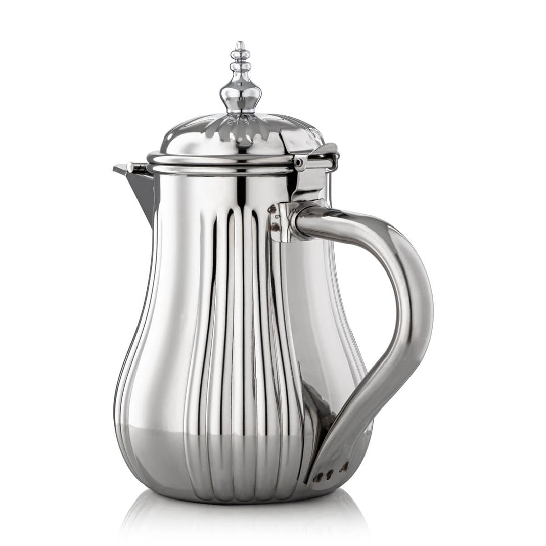 Almarjan 1 Liter Stainless Steel Milk Jug Silver - STS0010661
