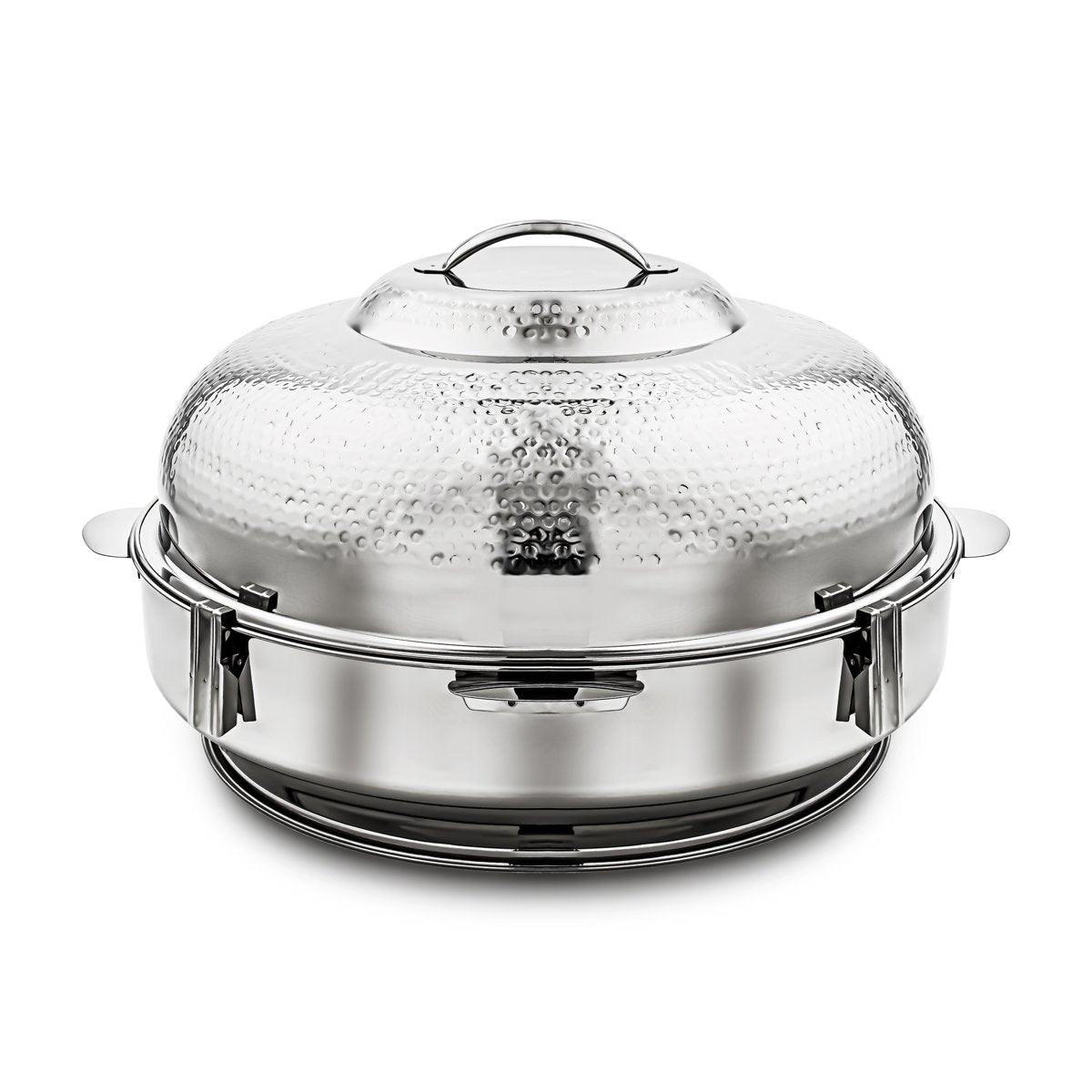 Almarjan 70 CM Atbaq Collection Stainless Steel Hot Pot Silver - STS0292525